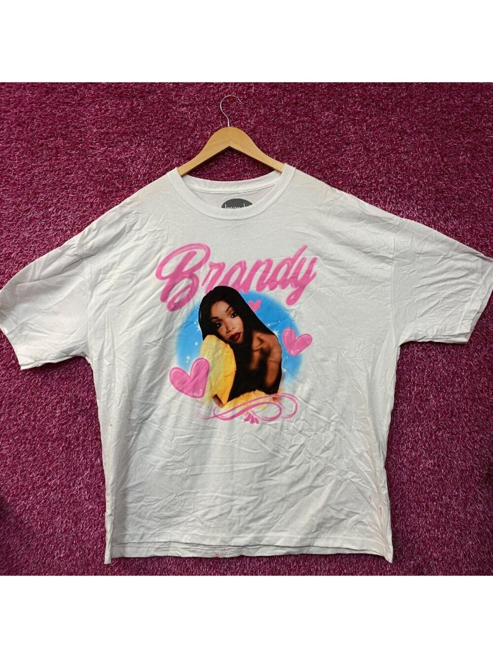 Brandy "The Boy Is Mine" Tour Merchandise Graphic T-Shirt XXXL